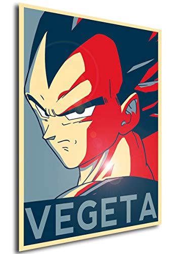 Instabuy Poster Dragon Ball Propaganda Vegeta - A3 (42x30 cm)