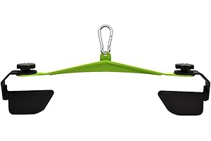 SevnElk Poignées de Fixation de Machine à câble, poignées d'exercice en Acier Robuste Poignées pour Triceps Rowing LAT Pulldown Press Down T Bar Home Gym