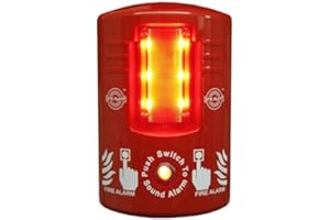 A2Z FIRE Howler Site Alert with Strobe - Budget Site Alarm