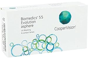 Coopervi Sion BioMedics 55 Evolution Monthly Contact Lenses 6 Units/BC 8.80 mm Soft/Dia 14.20 mm/0.25 dioptres, , , clear,