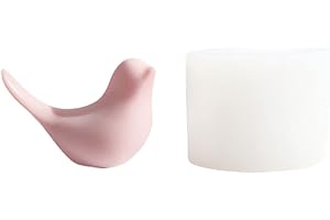 Xidmold 3D Vogel Silikonform Kerzenformen Seifenform Vogel Kuchen Fondant Silikon Formen Backform für Tortendeko, Schokolade, Seife, Sojawachs Kerzen, Handwerk Dekoration