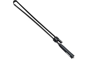 ABBREE Antenna tattica SMA, doppia banda, 144/430 MHz, pieghevole, lunghezza 72 cm, CS per Baofeng UV-5R BF-F8HP Pro 5RM K5PLUS UV-82 BF-888S GM21 UV-21R Quansheng UV-K5 Ham radio bidirezionale