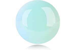 Sahoottie Opal Stein Kristallkugel 40mm Natürlich Kristalle Edelsteine Wahrsager Kugel Heilenden Kristallsteinkugeln für Heimdekoration Meditation Reiki Chakraausgleich Dekoration Geschenk