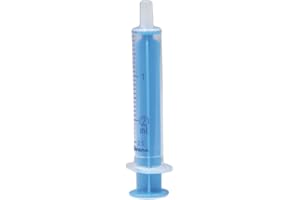 CHIRANA Disposable Syringes 2 ml Pack of 100 Blue Piston Sterile Syringes
