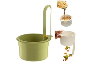 Mciluyaiio Neues Wasserhahn-Hängesieb, Kunststoff-Abtropfkorb für die Küchenspüle, Obstsieb zum Aufhängen am Wasserhahn, Ablage für Küchenutensilien, feines Netz