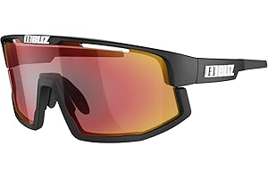 Bliz Damen, Herren Sonnenbrille Vision matt black-brown with red multi Einheitsgröße