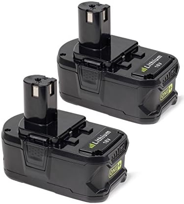 YOUXING P108 18V 4.0Ah Li-ion Battery Replace for Ryobi ONE+ Battery P102 P103 P104 P105 P106 P107 P108 BPL-1815 BPL18151 BPL1820 (Pack of 2)