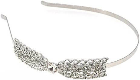 Silver Bow Headband