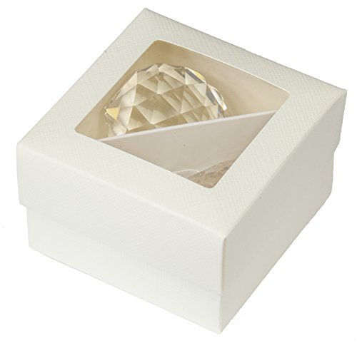 Rieser® premium-kristall Kugel Set 2x 30mm + 1x 40mm in Geschenkbox – Kristall Glas klar 30%PbO – Feng Shui – Regenbogenkristall – Sonnenkristall - 4