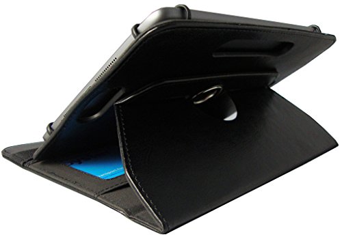 XGadget Pro TECA 706W 7 Inch Tablet Schwarz Universal 360 Grad Wallet Schutzh  lle Folio mit Kartensteckpl  tzen   7 - 8 zoll   von Sweet Tech