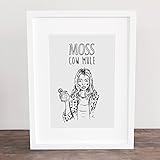 Bild, Poster, Kunstdruck, Deko, handgezeichnet, 