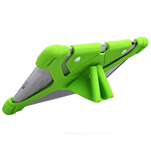 NEWSTYLE 8,9-10,5 Zoll Universal Tablet Ständer Halterung Hülle Ultra Slim Flexible Silikon Schutzhülle – Grün - 4