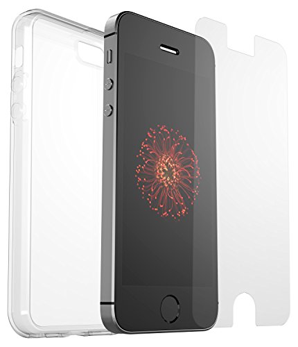 spécifications Otterbox-78-50947- Iphone SE-clearly protected pack coque protection ultra fine et 100%  Alpha Glass transparent anti choc, anti rayure + protection écran en verre trempé pour Iphone 5/5S/SE