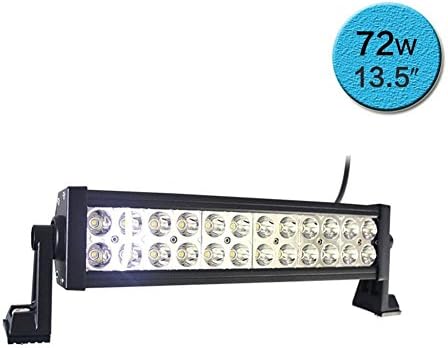 72w Led Cree Led Work Light Bar Spot Flood Combo Off Road Fog Driving Bumper