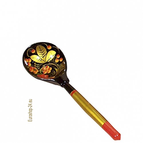 Löffel Basskaya von "Khokhlomskaya Malerei", 18,5cm