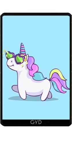 Hülle für Kindle Fire 7 pouces (2012 Version) - Fabelhafte Einhorn by AnishaCreations