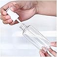ECVV Extra Fine Mist Mini Clear Spray Bottles with Pump Spray Cap Refillable Reusable Empty Plastic Travel Bottles for Essential Oils,Cleaning,Perfumes 20ml (0.67oz) (1PACK)