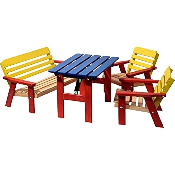 Kindersitzgruppe holz für garten