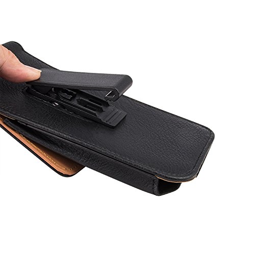 iNNEXT iPhone 7 Plus sacchetto di caso piÃ¹, Custodia verticale Pouch Holster passante per cintura, porta carte di credito con Clip per cintura e supporto verticale, con fondina per iPhone 6 / 6S / 7 Plus/ Samsung Galaxy NOTE, 5/4/S6 & Edge 2 Plus, Galaxy S7 Edge - 5.5 '' (nero)