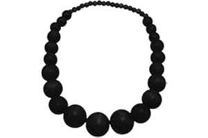 COLORFUL BLING Ethnic Natural Wood Beads Necklace for Men Women Africa Wooden Chain Chunky Strand Necklace Statement Hip Hop Jewelry