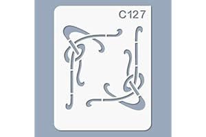 DECOPOCHOIRS Pochoir art nouveau - Taille L feuille 283x364 mm