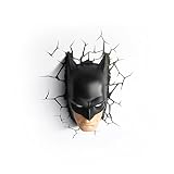 DC Comics Batman Maske Wandlampe 3D Light FX LED Kinderlampe -Nachtlicht für kinder mit automatische Abschaltung und wandaufkleber - 6