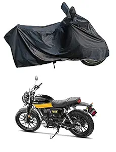 RiderShine 100% Waterproof Bike Body Cover for Honda CB350 RS Black