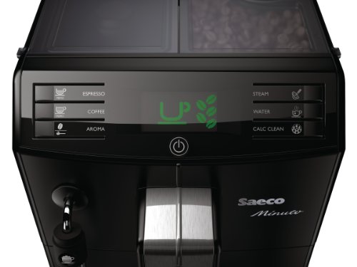 Saeco HD8761/01 Minuto Kaffeevollautomat, klassischer Milchaufschäumer, schwarz - 7