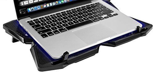 BAKTH Laptop Cooling Pad – Leistungsstarke USB Cooler Mat Tray Verwendet Für 14 – 17 Zoll Computer, Notebooks & MacBooks, Ultraportables , geringes Gewicht und flüsterleisen (4 Fans) + Große Mauspad Customized - 5