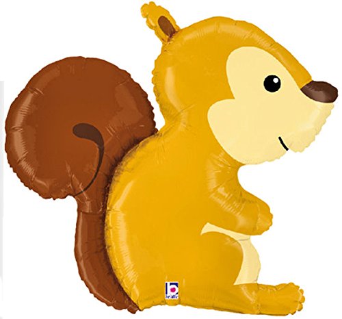 Betallic 91,4 cm "Eichhörnchen Woodland Critter Folienballon