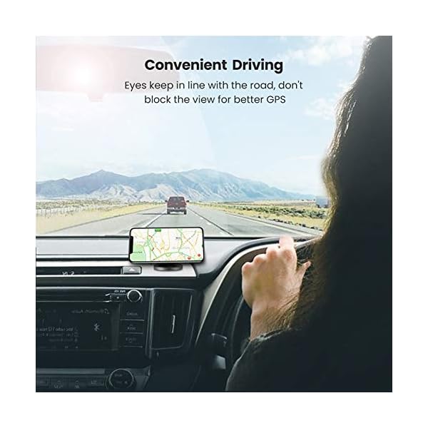 UGREEN Autohalterung Handy Halterung Magnet Auto Halterung 360 Grad Armaturenbrett KFZ Halterung unterstützt für iPhone X/11 Pro/8/8 Plus/7/7Plus, Samsung Galaxy S10/S9/S8/S7/J5/J7/A5, Navi usw. – Bild 3