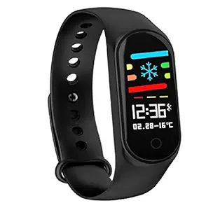 VARNI M5 Heart Rate & Messages Alert Digital Watch Smart Band Fitness Tracker Smart Band for Men Women Boys Girls Compatible with Android & iOS