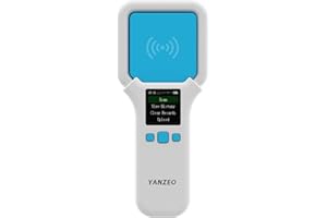 YANZEO SR300 Lecteur RFID UHF 860 MHz-960 MHz Lecteur RFID sans fil Bluetooth portable Lecteur d'étiquettes UHF pour vêtements, chaussures, magasin de bijoux et entrepôt
