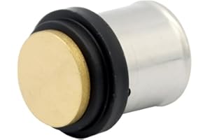 STABILO SANITAER Pipetec Press Fitting Plug 20x2 mm Blanking Cap End Plug 6-Pin Certified According to German DVGW TH TH Contour Composite Pipe