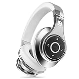 Bluedio U2 (UFO) Active Bluetooth Casque breveté 8 Haut-parleurs Son 3D Sound Casques sans Fil avec Commande vocale, Micro pour téléphones (Blanc-Argenté)