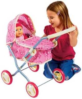 my first pushchair and doll