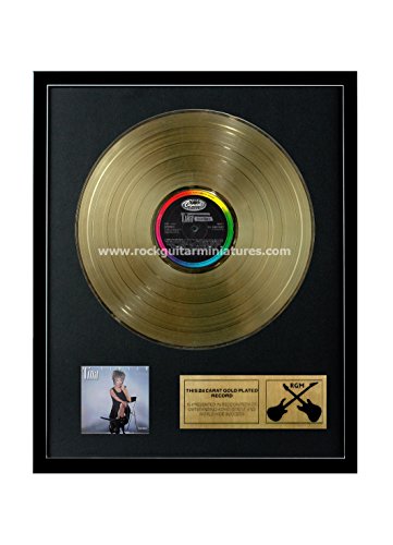 Rock Guitar MiniaturesRGM1141 Tina Turner - Private Dancer Gold Disc 24K Plated LP 12