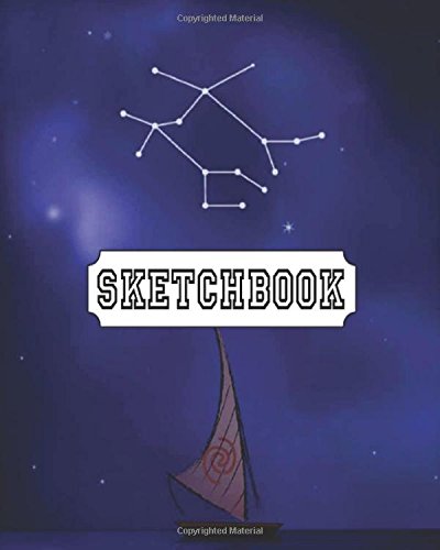 Sketchbook : Gemini constellation: 120 Pages of 8" x 10" Blank Paper for Drawing, Doodling or Sketching (Sketchbooks)