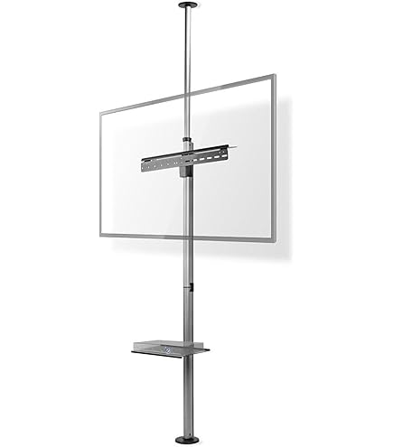 TV-plafondbeugel - 360 graden roterend frame, scheidingswand roterend rek roterende tv-kast roterende basis, past 32-75 inch LED-schermweergave, tot 100 pond ( maat: 60-85 cm