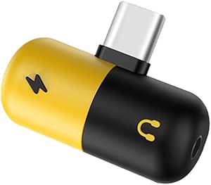 Yihaifu Type-C to 3.5 mm Earphone Jack Adapter For o adapter 2 in 1 USB C o Cable Converter Charging Splitter Headphone Adapter