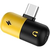 Yihaifu Type-C to 3.5 mm Earphone Jack Adapter For o adapter 2 in 1 USB C o Cable Converter Charging Splitter Headphone Adapt