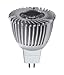 Produktbild Best Season Decoline Spotlight LED MR11, GU4 2900 K, 80 Ra, 100 lm, 600 Cd, 30° Winkel, 4 x 3.3 cm, 12 V / 3 W entsprechend 15 W / 1-Stück Karton 344-62