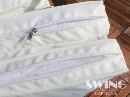 Rattan Garten Liege Sonnenliege Polyrattan Gartenliege Rattanmöbel Liegestuhl (Grau) - 