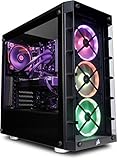 CyberpowerPC Luxe Gaming PC - Intel Core i9-9900KF, Nvidia RTX 2080Ti 11GB, 32GB RAM, 500GB NVMe SSD, 2TB HDD, 650W 80+ PSU, Wifi, Liquid Cooling, Windows 10, Corsair 465X