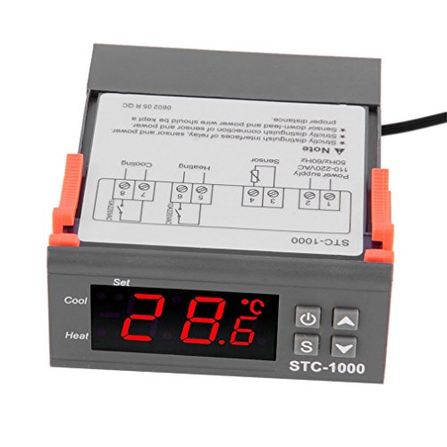 Preisvergleich Produktbild Ulable STC-1000 Digitales Temperatur Controller Thermostat mit Sensor