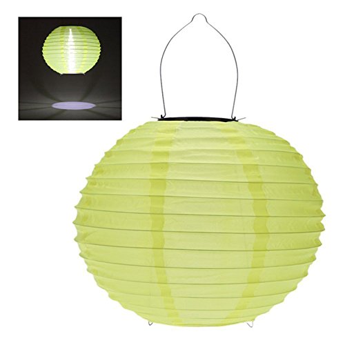 Hrph 4pcs 30CM Wasserdichte Solarlaterne Solar-Outdoor-Hängeleuchten LED Urlaub Lichter Laterne Chinesisches Feiern Hängen (Solarlaterne) - 4