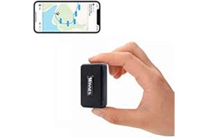 ZEERKEER GPS Tracker Localizzatore GPS Portatile, Mini GPS Tracker in Tempo Reale GPS Locator Anti-perso per Borsa a Portafoglio Borsa per Bambini File Importanti e APP Gratuita
