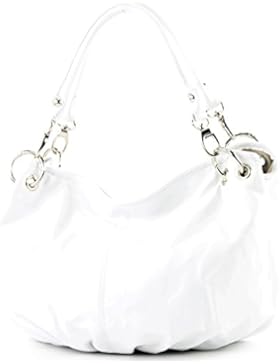 modamoda de - ital. Ledertasche Damenhandtasche Damentasche Schultertasche Nappaleder IT40