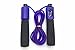 Produktbild HUIMEIDA Springseil Sport Speed Jump Rope Verstellbare mit Hautfreundlichen Schaum Griffe Sichtbares Zählwerk Fat Burning übungen für Kinder und Erwachsene (Blau)