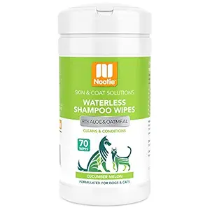 Nootie W7010 70 Ct Cucumber/Melon Waterless Shampoo Wipes